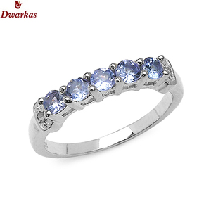 Luxury fine jewelry <b>rings</b> 925 sterling silver iolite <b>CZ</b> multi gemstone <b>ring</b> engagement wedding <b>rings</b> - Product Image 4