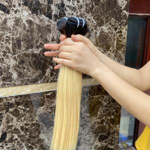 Paquetes de cabello humano barato hueso recto crudo vietnamita vendedores de Cabello 100% extensiones de cabello humano para mujeres negras - Product Image 4
