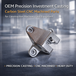 Pièces usinées CNC en aluminium de précision par moulage à la cire perdue OEM, moules de fonderie de précision, certifiées RoHS, conformes ISO 9001:2015 pour la construction - Product Image 3