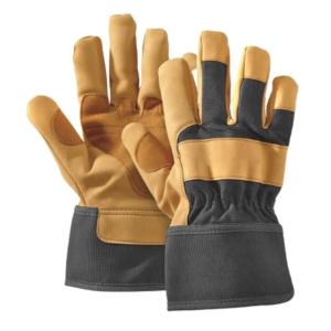 Gants de travail robustes en cuir de vachette grainé renforcé, résistants à l'abrasion et à la chaleur, pour la construction, le jardinage, la manutention et la sécurité - Product Image 6