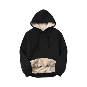 Custom Heavyweight <b>Sherpa</b> <b>Lined</b> Polyester/Cotton Blend Anti-Wrinkle Pocket Eco-Friendly Winter <b>Hoodie</b> Digital Printing Ultra - Product Image 1