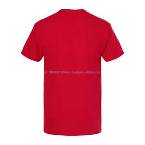 Camiseta de Algodón 100% de Peso Pesado con Logotipo Personalizado, 165 g/m², Jersey Suave, Diseño Sólido, Manga Corta Informal para Marca - Product Image 1