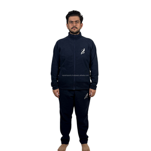 ชุดวอร์มแฟชั่นสำหรับผู้ชายผ้าคอตตอน100% ชุดวอร์มผ้าฟลีซแบบดึงหนาชุดวอร์มสำหรับผู้ชาย - Product Image 1