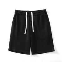 Shorts pour hommes à taille haute élastique en polyester/nylon avec cordon de serrage, séchage rapide et anti-plis - Tenue décontractée