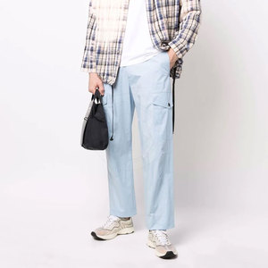 กางเกงคาร์โก้ผู้ชายแบรนด์ส่วนตัวสำหรับขาย กางเกงคาร์โก้ผู้ชายสีตามสั่ง กางเกงคาร์โก้หลายกระเป๋า - Product Image 2