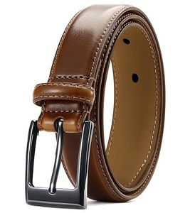 Cinturón de Cuero Casual para Hombre, Correa de Vestir Clásica y Elegante, Accesorio para Traje Ejecutivo y Profesional, Hebilla de Primera Calidad - Product Image 1