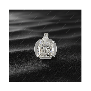 Cadeaux de Noël, boucles d'oreilles clous en argent sterling 925 plaqué or fin, diamant de laboratoire certifié GIA IGI de 3,0 carats, pour lui et elle - Product Image 1