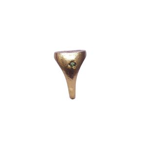 Anillo Clásico de Plata de Ley 925 Chapado en Oro con Rubí y Zafiro Azul para Mujer, Joyería para Bodas - Product Image 3
