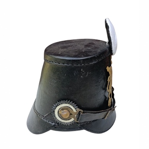 Chapeaux Shako Napoléon français pour adultes - Haute qualité, imperméables, 100% laine, avec motif uni et élégante plume, pour toutes les saisons - Product Image 4