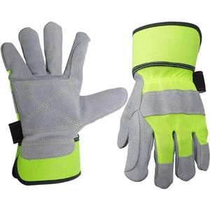 Gants en cuir de vache, équipement de protection individuelle avec fonctions anti-coupure et anti-choc, gants de travail confortables, vente en gros, Pakistan - Product Image 1