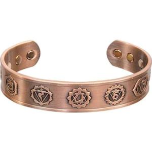 Traditional Indian Handcrafted Carved Copper Luxury Wrist <b>Bracelet</b> Magnetic Therapy Arthritis Joint Relief <b>Healing</b> Jewelry - Product Image 1