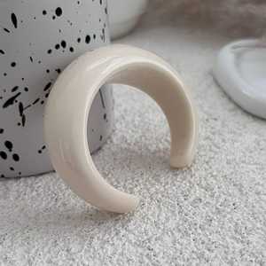 Designer Wholesale Chunky Resin <b>Bracelet</b> Cuff Bangle White Tortoise <b>Shell</b> Leopard Lucite Acetate Acrylic Resin Crafts - Product Image 5