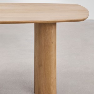 Mesa de comedor rectangular Vandana Hexa Lyra en madera de mango Sidney - Product Image 4