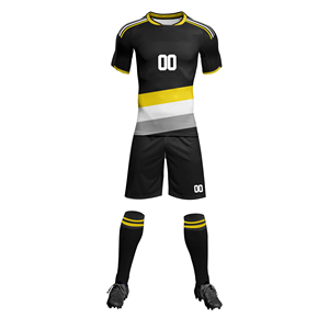 Tenue de sport sur mesure à prix avantageux, uniforme de football respirant avec logo sublimé, maillot de football vierge. - Product Image 5