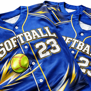 Maillots de softball personnalisés en gros, imprimés par transfert thermique, respirants et anti-humidité pour équipes - Fournisseur OEM avec livraison rapide - Product Image 4
