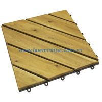 Carreaux de terrasse robustes de haute qualité pour patio, piscine, jardin, balcon, amélioration de l'habitat, décoration, carreaux de terrasse en bois d'acacia