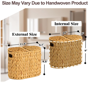 Portarrollos de Papel Higiénico Tejido Artex Hai Nam, Organizador de Almacenamiento, Estilo Nórdico, Cubierta de Ratán Natural, Portarrollos de Papel para Baño - Product Image 6