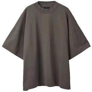Camiseta de Hombre de Moda, Oversize, Gruesa, 100% Algodón, Ecológica, Transpirable, de Secado Rápido, Manga Corta, Estilo Vintage Casual - Product Image 2