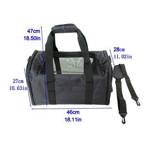 Airline Approved Large Soft-Sided Collapsible Pet Travel <b>Carrier</b> Portable Dog and Cat Bag for <b>Puppy</b> and Kitty for Air Travel - Product Image 4