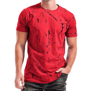 T-shirt Homme Oversize Col Rond Personnalisé Imprimé Hip Hop Streetwear Séchage Rapide Respirant Tricoté Manches Courtes Uni - Product Image 4