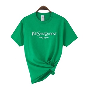 Camisas Personalizadas para Hombre, 100% Algodón, Venta al por Mayor, Corte Regular, Cuello Redondo, Impresión Serigráfica, Anti-Pilling, Estilo Casual Elegante con Patrón de Letras - Product Image 1