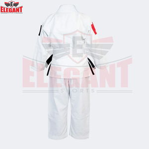 Nouvel uniforme de karaté pour enfants, respirant, léger, de couleur blanche, confortable, pour l'entraînement aux arts martiaux, avec ceintures, service OEM ODM - Product Image 2