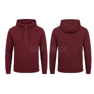 Sudadera con Capucha de Artes Marciales de Diseño Superior con Cremallera, Suave y Cálida, de Poliéster/Algodón, para Entrenamiento Deportivo de Invierno, en Venta 2026 - Product Image 2