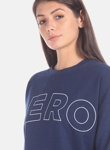เสื้อสเวตเชิ้ตคอกลมแขนยาวผู้หญิง ผ้าฝ้ายถัก พิมพ์ลายตัวอักษร สไตล์ลำลอง สำหรับฤดูใบไม้ร่วง ขายดี - Product Image 3