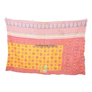 Vintage Fine Kantha Gudri <b>Quilts</b> Old Sari Gudari Patchwork <b>Throw</b> Cotton Reversible Handmade Blanket Bedding Kantha <b>Quilts</b> Indian - Product Image 5