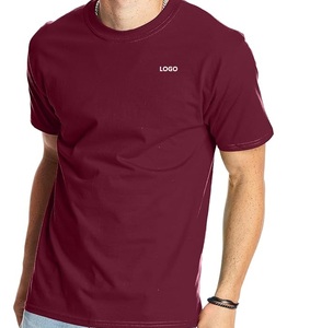T-shirt homme en coton lourd, col rond, 100 % coton, directement de l'usine - Product Image 3