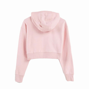 Sudadera Corta con Capucha para Mujer, Ligera, Lisa, 100% Algodón, Resistente al Viento, Ecológica, Personalizable, Informal, de Invierno, en Oferta, Precio Bajo - Product Image 2