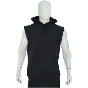Chaleco Deportivo sin Mangas con Capucha para Hombre, de Secado Rápido, Transpirable, para Gimnasio, Ejercicio al Aire Libre, Fitness, Bordado - Product Image 3
