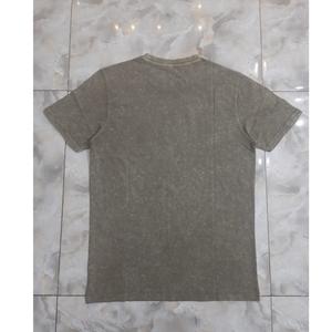 T-shirt délavé à l'acide, prix de gros du fabricant, 100% coton pur, vintage, coupe oversize, personnalisable avec logo, pour homme, de BD - Product Image 4