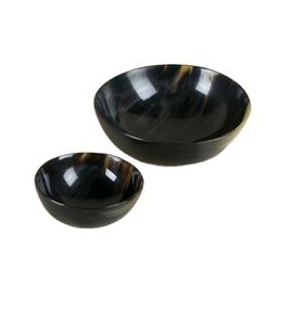 Bol à salade en corne de vache sculptée naturelle de premier ordre, écologique, pour table à manger, bol décoratif pour fruits, design classique - Prix de gros - Product Image 1