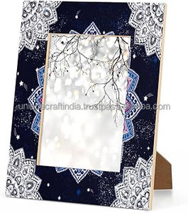 Vintage Style Customized Wooden Photo <b>Frame</b> Creative Unique Shape Handcrafted Desktop Wall Mounted Home Decor Wedding Gift - Product Image 2