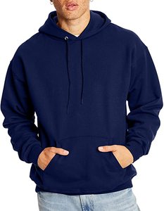 Sweat à capuche unisexe surdimensionné en molleton 100% coton avec logo brodé, poche avant, séchage rapide, respirant, service OEM, hiver - Product Image 4