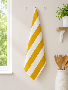 Striped Cotton <b>Kitchen</b> <b>Towel</b> Dish Rag Absorbent Woven Culinary Tea <b>Towel</b> for Home Cooking - Product Image 1
