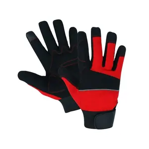Industriële Hoge Impact Anti-Vibratie Tpr Anti-Snijvoering Bescherming Monteur Handschoenen Veiligheidswerk