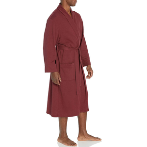 Bata de Baño para Hombre, Personalizada, Transpirable, Ecológica, de Poliéster/Algodón, Sin Costuras, Antiarrugas, de Alta Calidad, Último Diseño, Gran Venta - Product Image 3