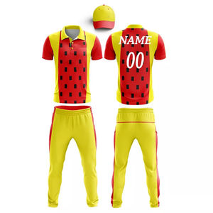 Conjunto de Uniforme de Cricket Personalizado, Jersey y Pantalones Sublimados para Equipo, Ropa Deportiva Unisex, ODM OEM - Product Image 3