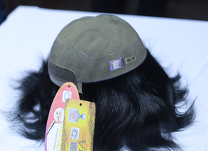 Cierre frontal de encaje de seda con cabello virgen indio Remy, 6 pulgadas de largo, 38 mm, 100% de densidad, diseño de base derecha/izquierda, tupé gratis - Product Image 3
