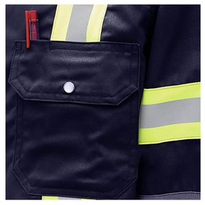 Camisas de Botones Reflectantes de Alta Visibilidad Más Vendidas para el Trabajo, Transpirables, Ligeras, de Seguridad, de Alta Calidad, Ropa de Verano para Hombre - Product Image 5