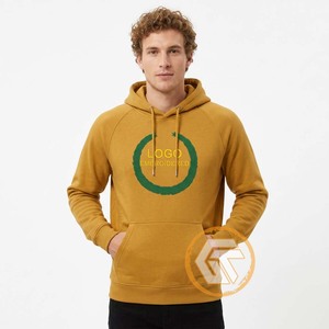 โอเมก้าแบบปรับแต่งได้ |   เสื้อฮู้ดปักลาย Psi ผ้าฝ้ายฟลีซ 100% แบบเรียบ สำหรับผู้ชาย ระบายอากาศได้ดี แห้งเร็ว - Product Image 5