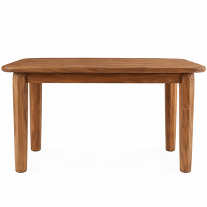 Mesa de Comedor Moderna de Madera de Teca Sólida, Resistente al Agua, Patas Extra Grandes, Ecológica, Capacidad para 8 Personas, Forma Rectangular - Product Image 1