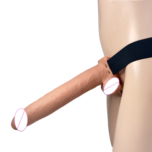11 inch realistic powerful <b>vibration</b> rechargeable hollow <b>vibrating</b> strap-on Penis sex toy Wearable dildo For Men For Women - Product Image 2