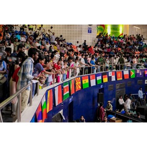 Bandera Nacional Personalizada de Doble Cara en Poliéster para Exhibición en Asta de Aluminio para Exteriores, Reforzada, Impresa Digitalmente, para Uso Deportivo - Product Image 4
