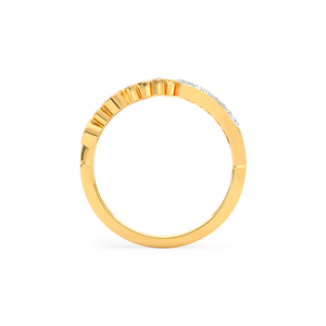 Lab Grown Diamond Mixed Shape <b>Open</b> Wrap Band <b>Ring</b> - Product Image 6