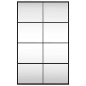 กระจกติดผนังสีดำขนาด 19.7 X 31.5 นิ้ว พร้อมเหล็กเคลือบสีฝุ่น ดีไซน์โดดเด่นและทนทาน - Product Image 5