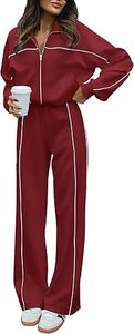 Conjunto Deportivo de Dos Piezas para Mujer, Otoño 2026, Sudadera con Cierre y Manga Larga, Pantalones Largos, Estilo Moderno y Limpio - Product Image 5