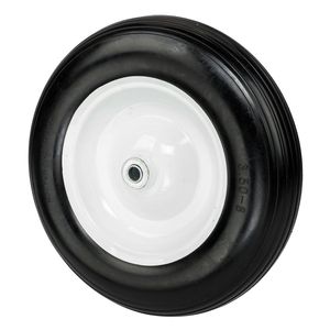 Carrello Portautensili con Ruote in Schiuma Solida PU Nera da 14,2 Pollici per Carrelli e Trolley - Product Image 6